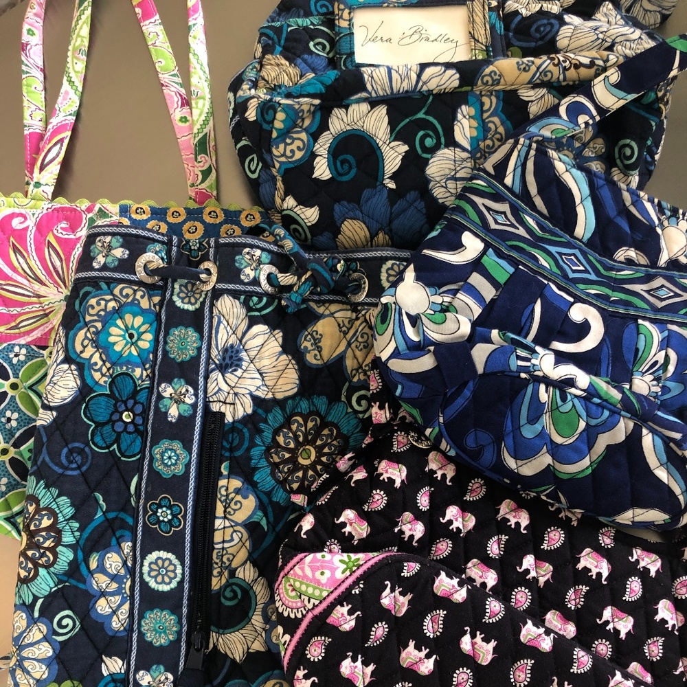 Vera Bradley Purses LOT of FIVE